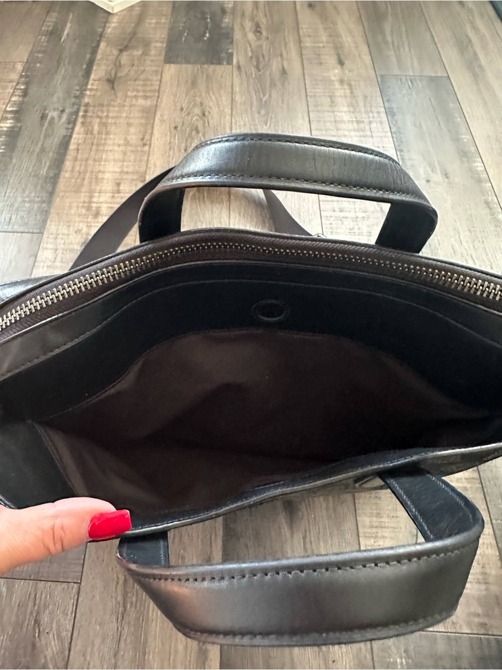 Coach Graham Slim Briefcase in Black Signature Canvas-EXCELLENT CONDITION - Picture 5 of 14
